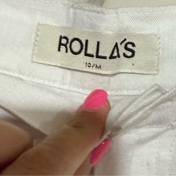 NEW ROLLA'S White Bermuda Shorts Relaxed Fit 10 - Picture 10 of 15